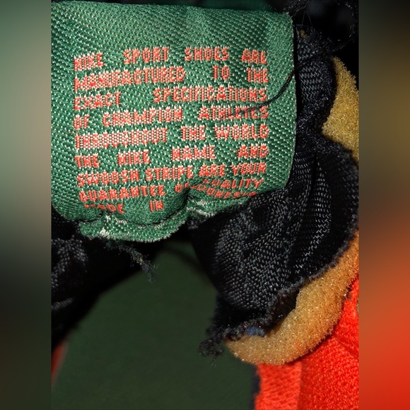 Nike Blazer Mid Woven Black Green Orange Shoes Mens Size 10  Authentic - Picture 9 of 13